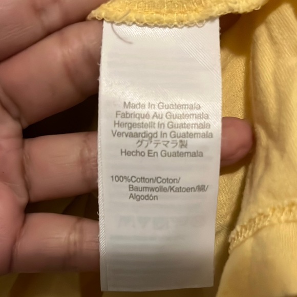 J.crew Mercantile Men's Yellow T-Shirt - Picture 4 of 4